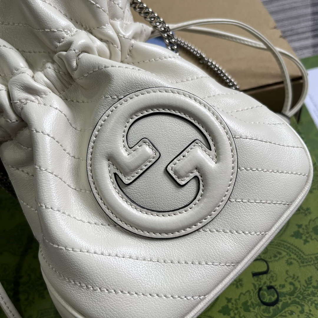 Gucci 760313 Gucci Blondie Mini Bucket Bag White | gucci 760313 gucci blondie mini bucket bag white 6