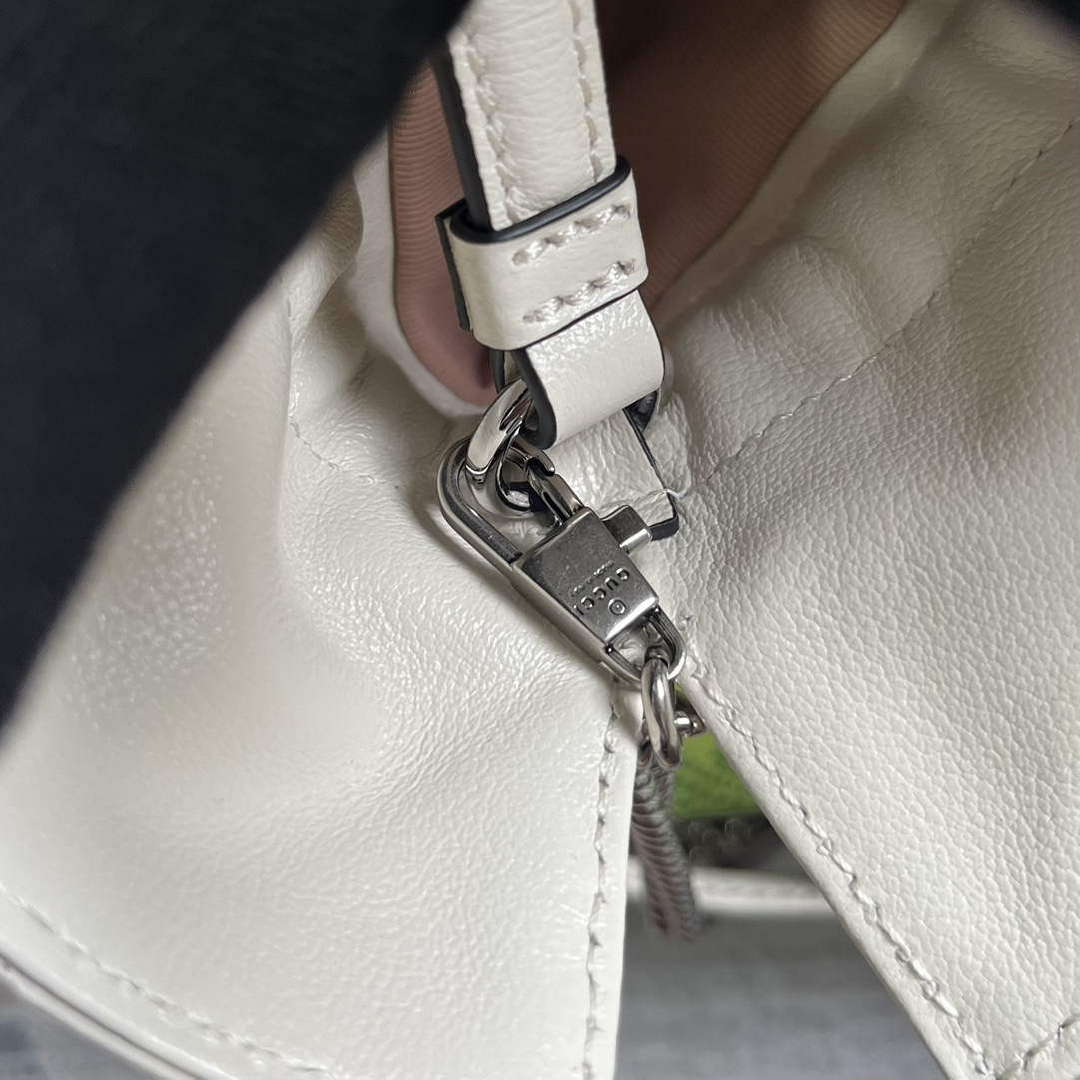 Gucci 760313 Gucci Blondie Mini Bucket Bag White | gucci 760313 gucci blondie mini bucket bag white 7