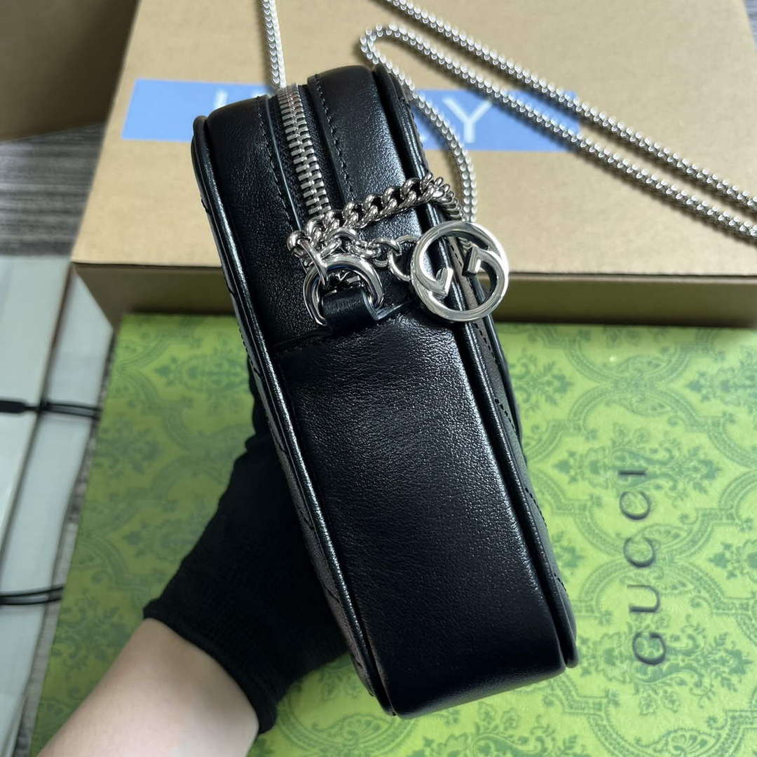 Gucci 760315 Gucci Blondie Mini Bag Black | gucci 760315 gucci blondie mini bag black 3