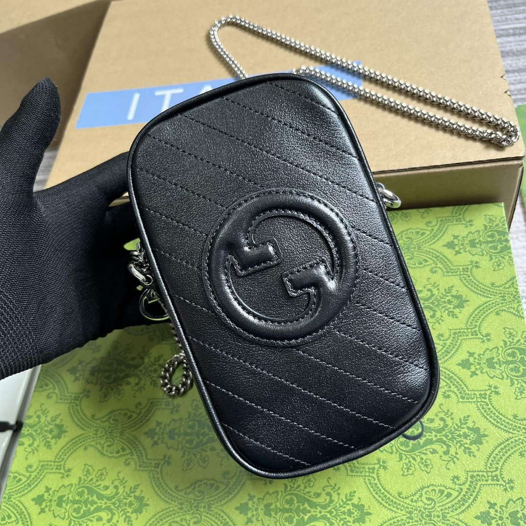 Gucci 760315 Gucci Blondie Mini Bag Black | gucci 760315 gucci blondie mini bag black 4