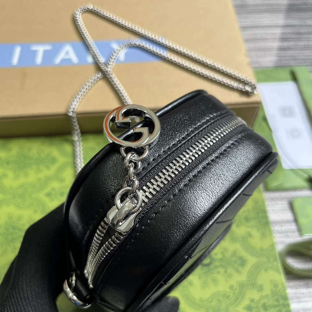 Gucci 760315 Gucci Blondie Mini Bag Black | gucci 760315 gucci blondie mini bag black 8