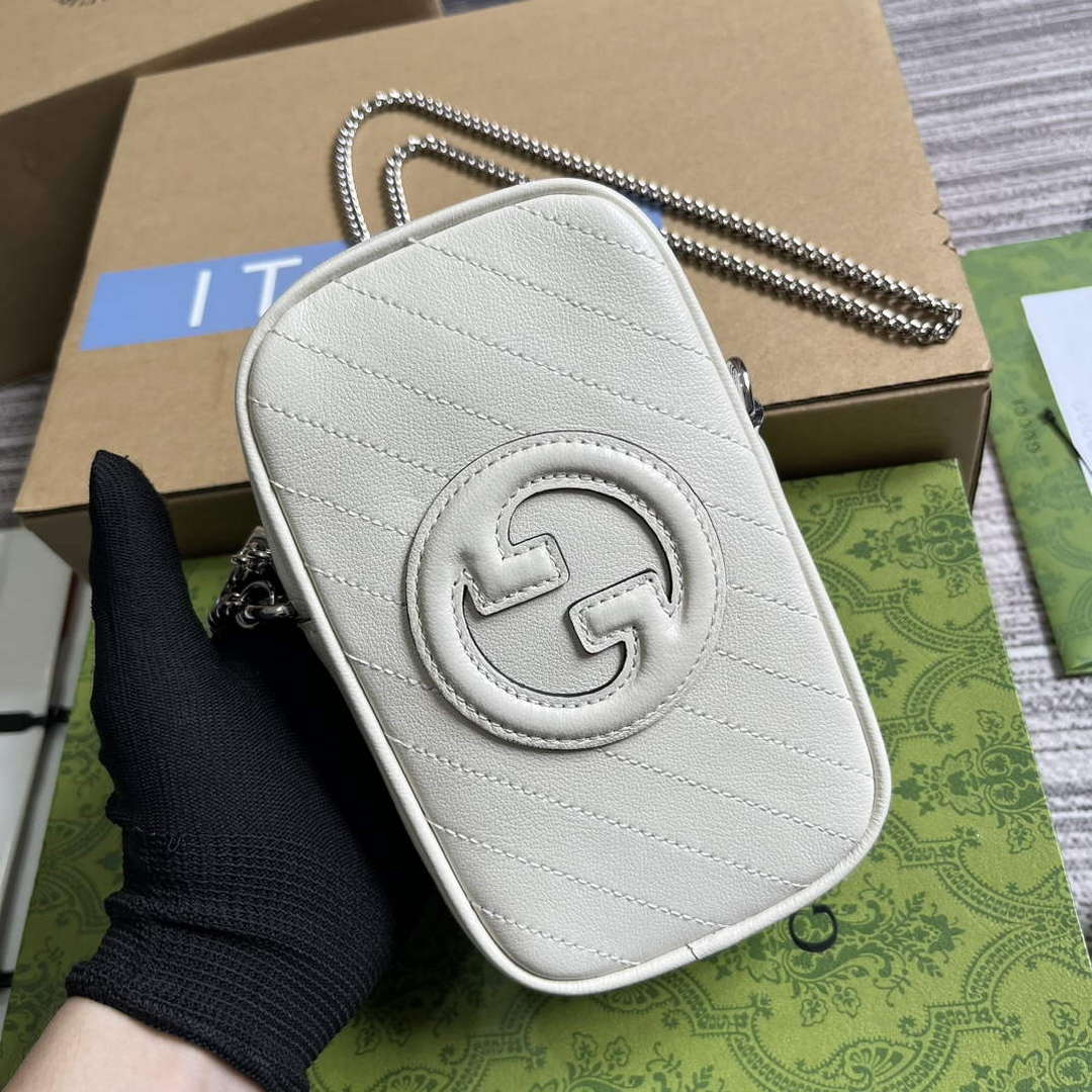 Gucci 760315 Gucci Blondie Mini Bag White | gucci 760315 gucci blondie mini bag white 4