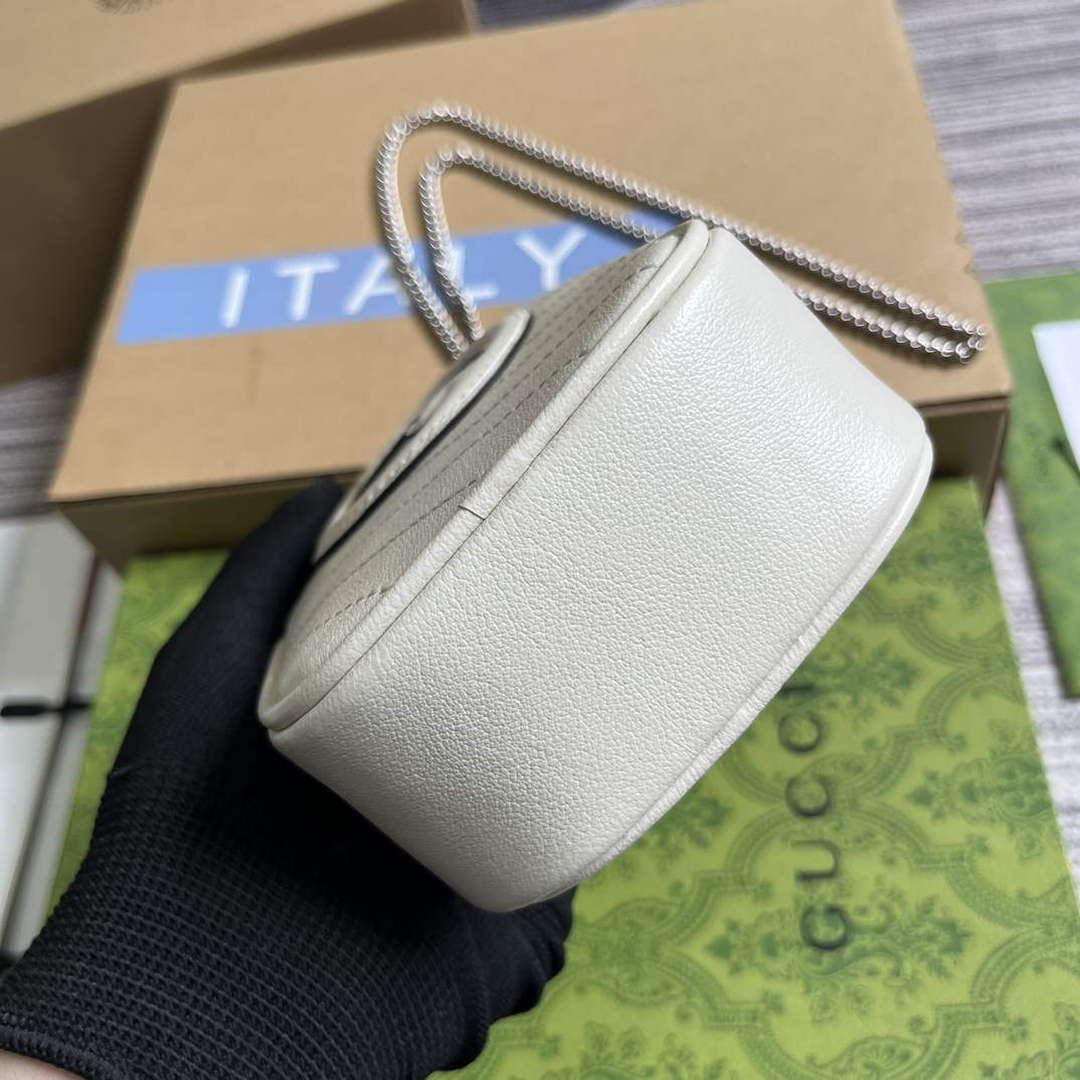 Gucci 760315 Gucci Blondie Mini Bag White | gucci 760315 gucci blondie mini bag white 5