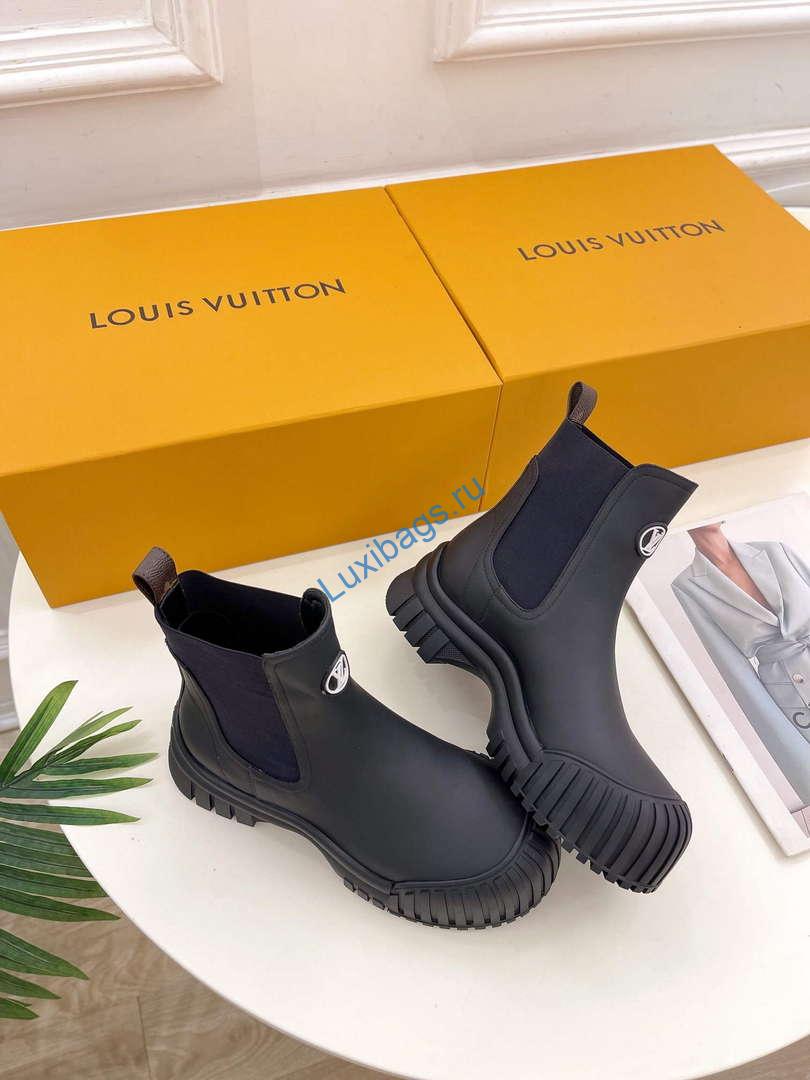 LV 1ABUI1 Louis Vuitton Women's Ruby Flat Ankle Boot L75235 | lv 1abui1 louis vuitton womens ruby flat ankle boot l75235 3