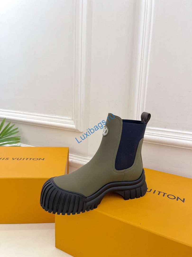 LV 1ABUIG Louis Vuitton Women's Ruby Flat Ankle Boot L75232 | lv 1abuig louis vuitton womens ruby flat ankle boot l75232 3