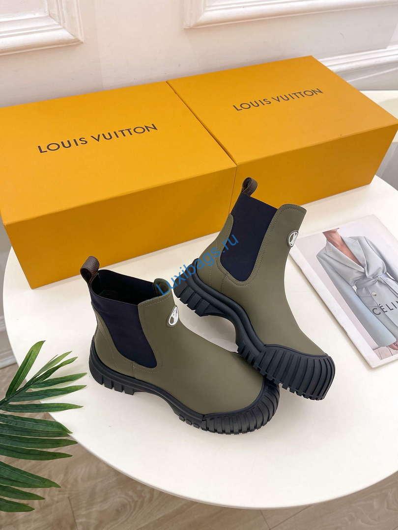 LV 1ABUIG Louis Vuitton Women's Ruby Flat Ankle Boot L75232 | lv 1abuig louis vuitton womens ruby flat ankle boot l75232 4