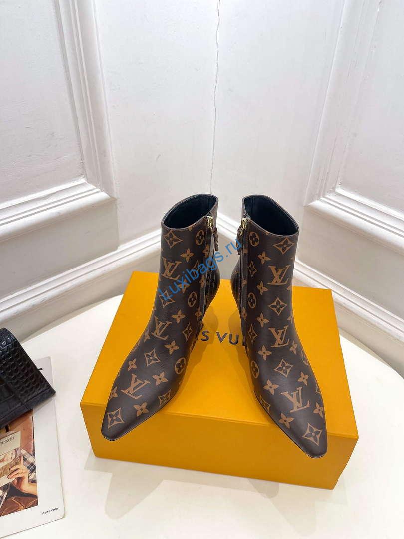 LV 1ACAKQ Louis Vuitton Women's Shoes Sparkle Ankle Boots L75203 | lv 1acakq louis vuitton womens shoes sparkle ankle boots l75203 4