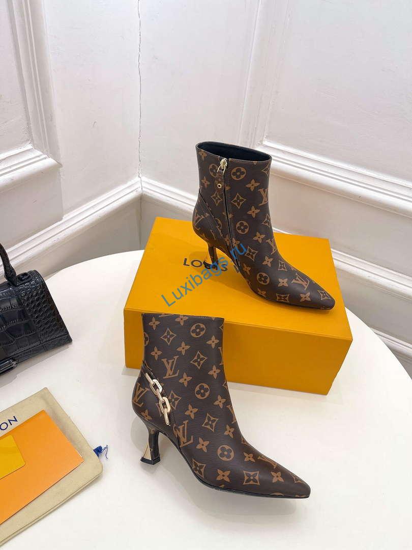 LV 1ACAKQ Louis Vuitton Women's Shoes Sparkle Ankle Boots L75203 | lv 1acakq louis vuitton womens shoes sparkle ankle boots l75203 5