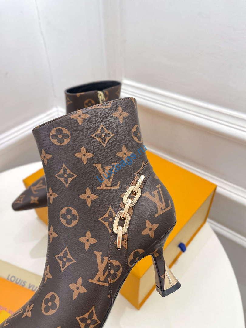LV 1ACAKQ Louis Vuitton Women's Shoes Sparkle Ankle Boots L75203 | lv 1acakq louis vuitton womens shoes sparkle ankle boots l75203 8