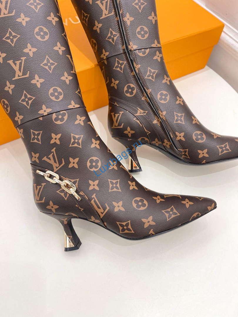 LV 1ACAKQ Louis Vuitton Women's Shoes Sparkle High Boots L75208 | lv 1acakq louis vuitton womens shoes sparkle high boots l75208 7