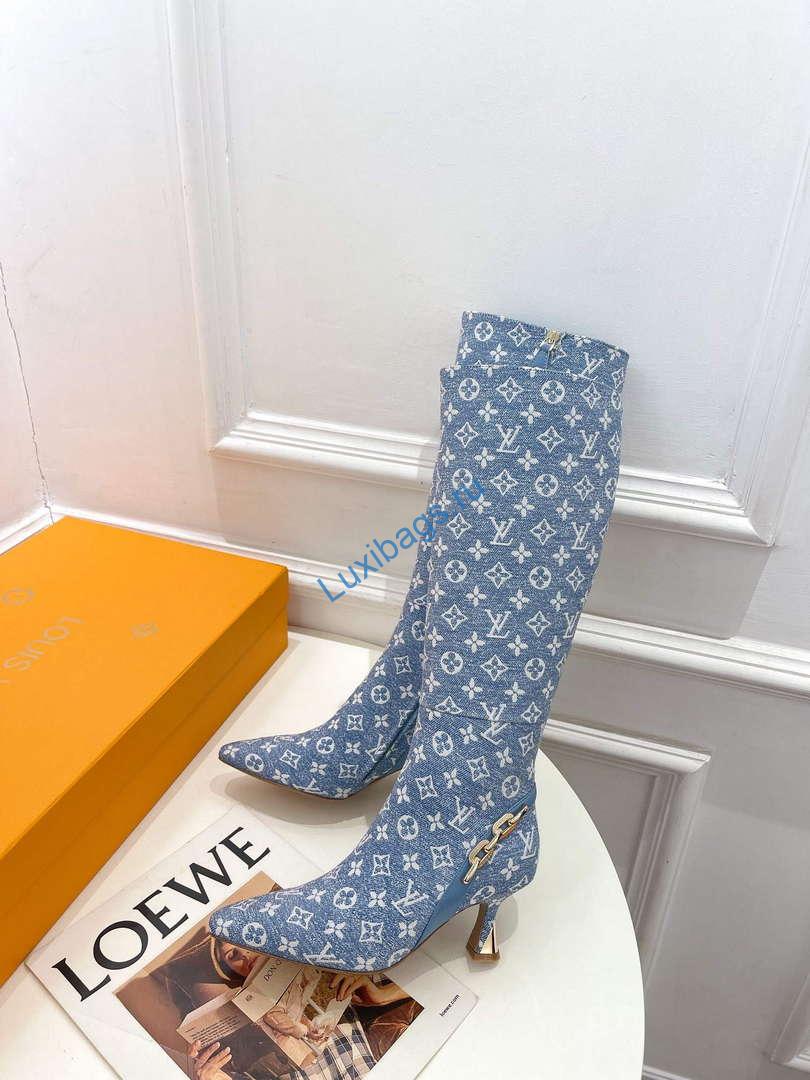 LV 1ACAKQ Louis Vuitton Women's Shoes Sparkle High Boots L75209 | lv 1acakq louis vuitton womens shoes sparkle high boots l75209 4