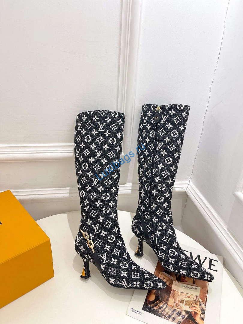 LV 1ACAKQ Louis Vuitton Women's Shoes Sparkle High Boots L75210 | lv 1acakq louis vuitton womens shoes sparkle high boots l75210 2