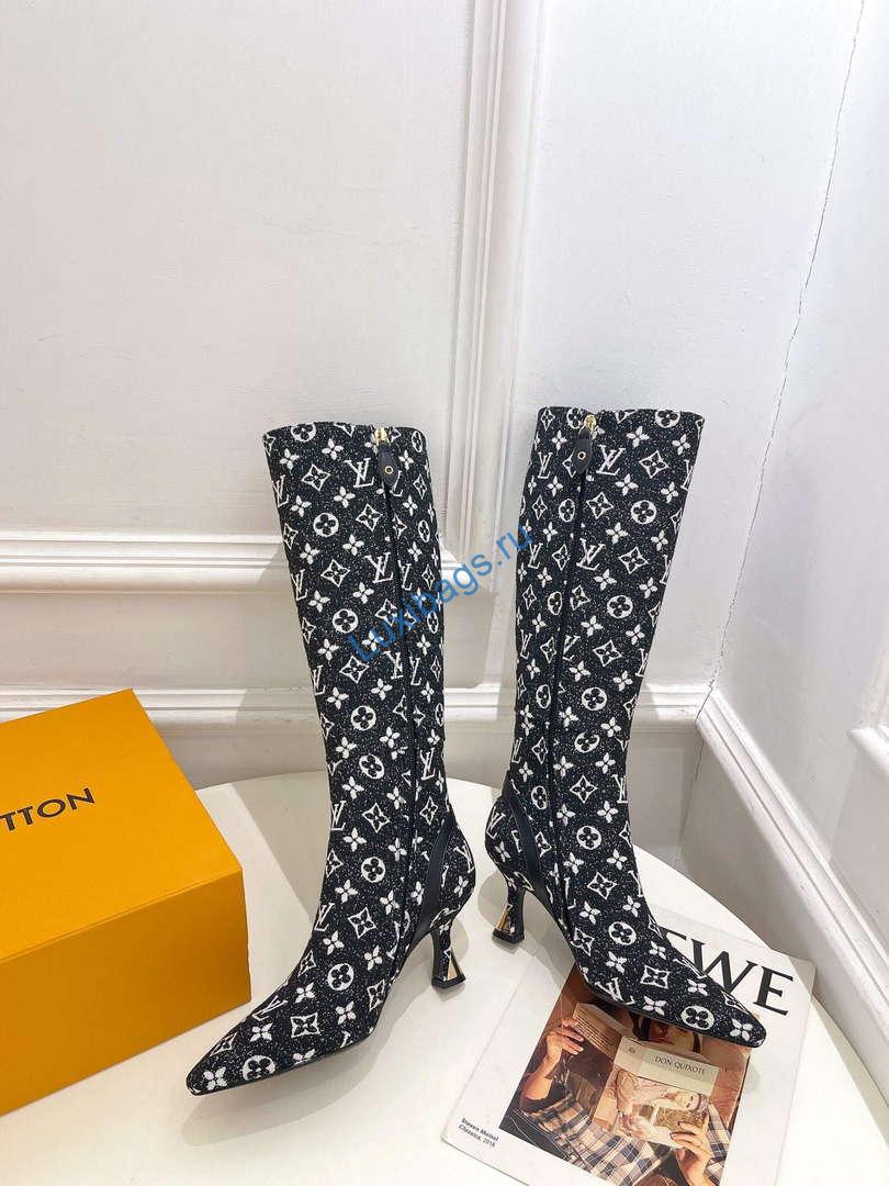 LV 1ACAKQ Louis Vuitton Women's Shoes Sparkle High Boots L75210 | lv 1acakq louis vuitton womens shoes sparkle high boots l75210 3