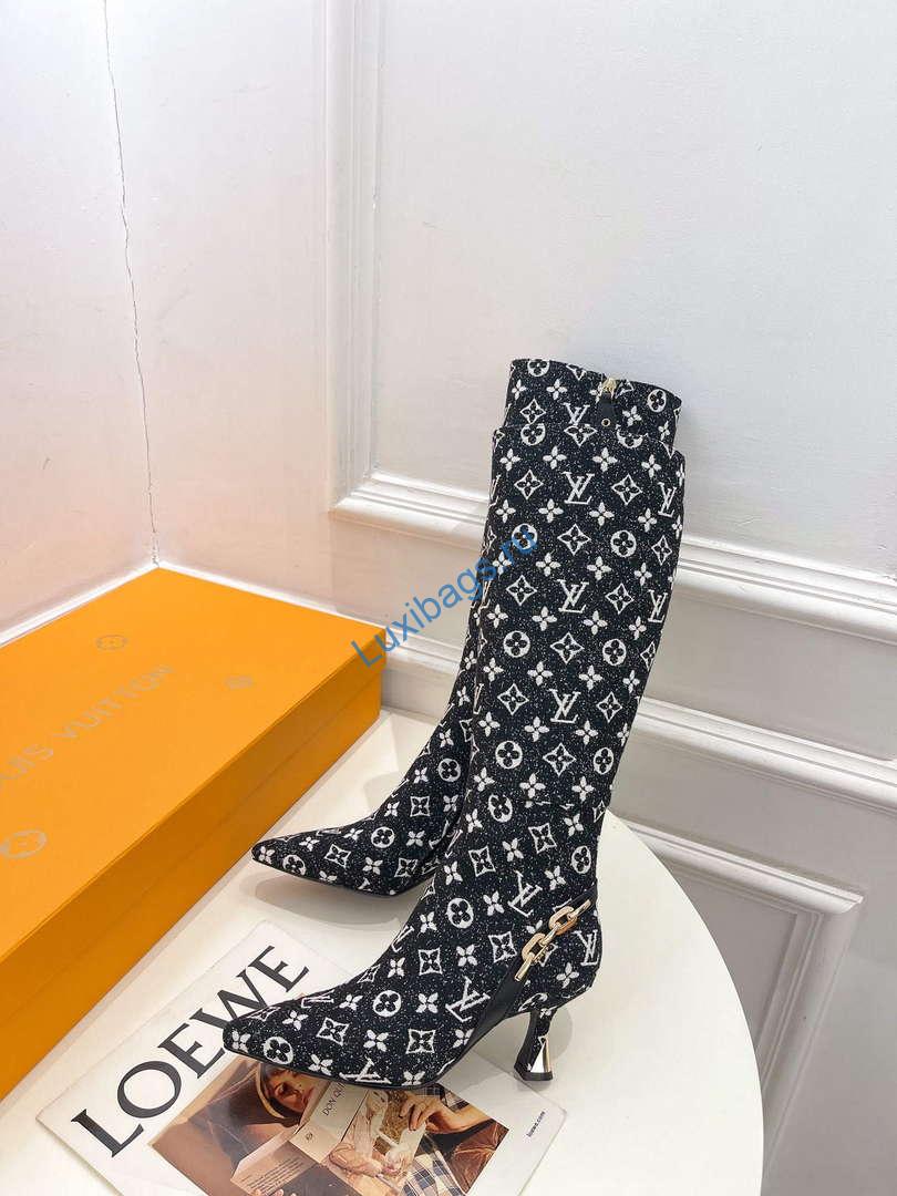 LV 1ACAKQ Louis Vuitton Women's Shoes Sparkle High Boots L75210 | lv 1acakq louis vuitton womens shoes sparkle high boots l75210 4