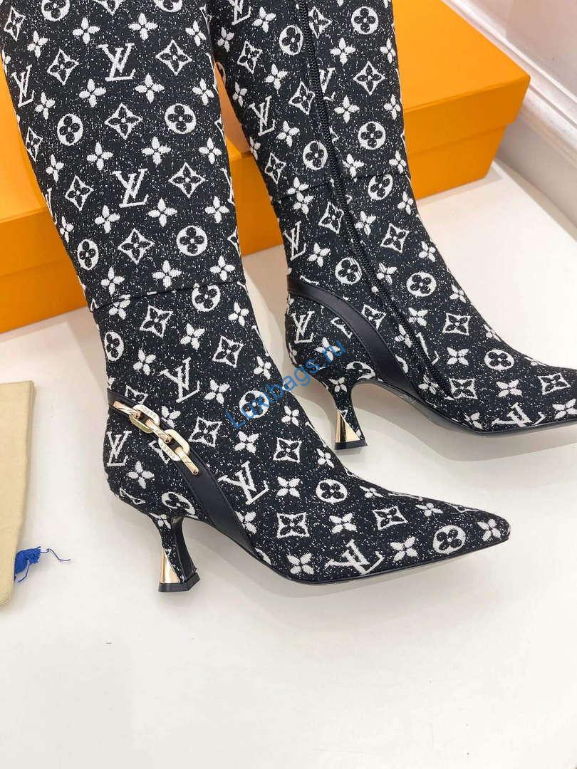 LV 1ACAKQ Louis Vuitton Women's Shoes Sparkle High Boots L75210 | lv 1acakq louis vuitton womens shoes sparkle high boots l75210 6
