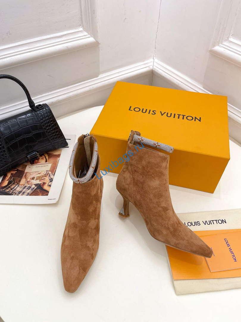 LV 1ACAKQ Louis Vuitton Women's Sparkle Ankle Boot Heel 65mm L75230 | lv 1acakq louis vuitton womens sparkle ankle boot heel 65mm l75230 3
