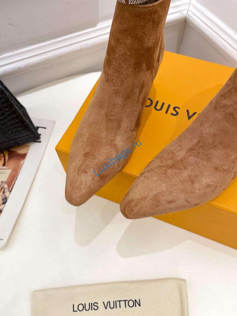 LV 1ACAKQ Louis Vuitton Women's Sparkle Ankle Boot Heel 65mm L75230 | lv 1acakq louis vuitton womens sparkle ankle boot heel 65mm l75230 7