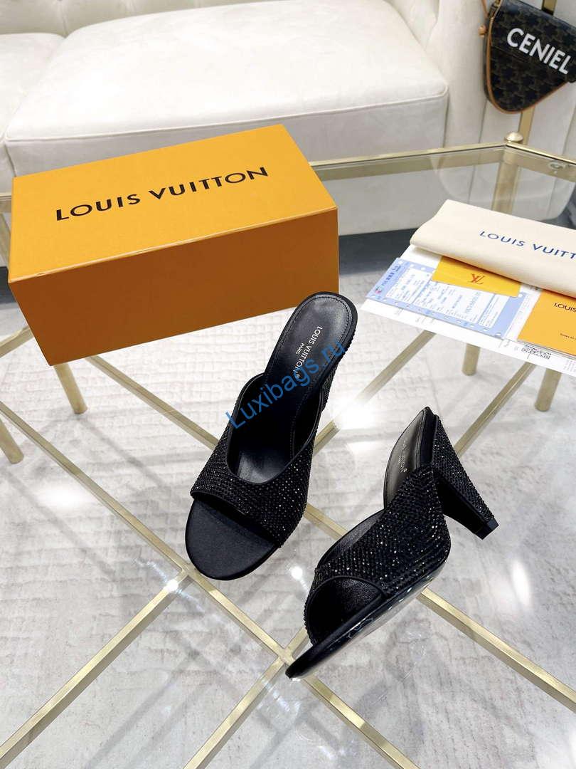 LV 1ACJ3D Louis Vuitton Women's Shoes Super Mule L75223 | lv 1acj3d louis vuitton womens shoes super mule l75223 7