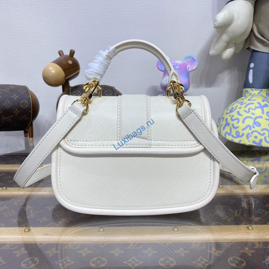 LV M22720 Louis Vuitton Hide and Seek Bag Quartz white | lv m22720 louis vuitton hide and seek bag quartz white 2