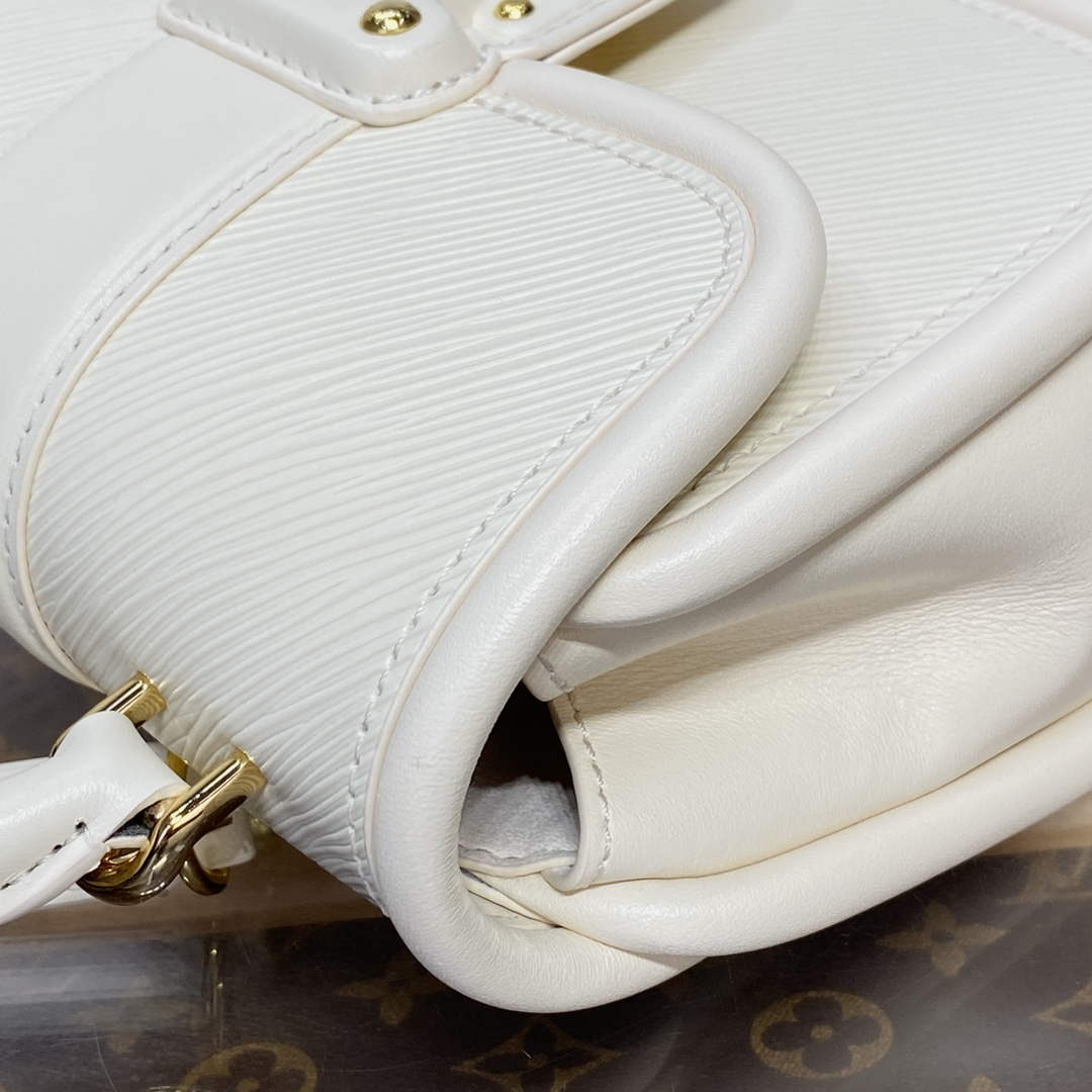 LV M22720 Louis Vuitton Hide and Seek Bag Quartz white | lv m22720 louis vuitton hide and seek bag quartz white 6