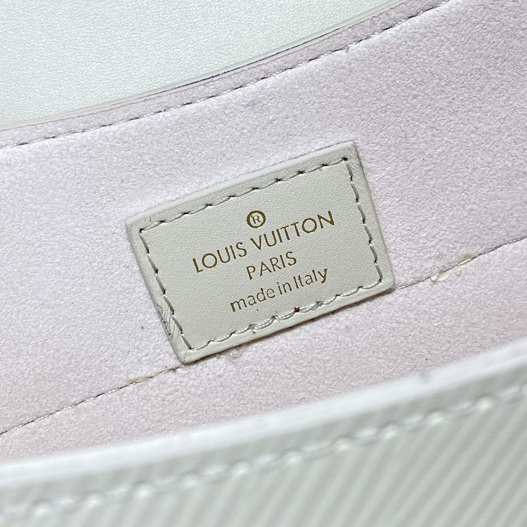 LV M22720 Louis Vuitton Hide and Seek Bag Quartz white | lv m22720 louis vuitton hide and seek bag quartz white 8