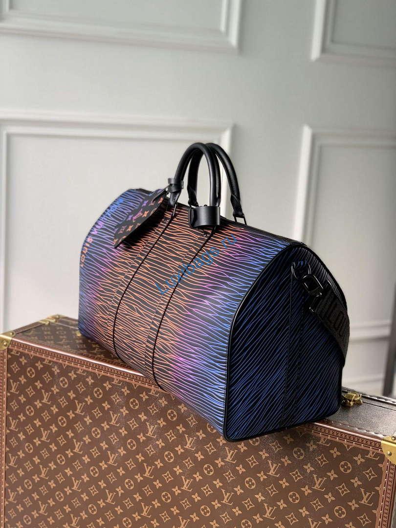 LV M23174 Louis Vuitton Keepall Bandoulière 50 Bag Gradient Electric Sun | lv m23174 louis vuitton keepall bandouliere 50 bag gradient electric sun 3