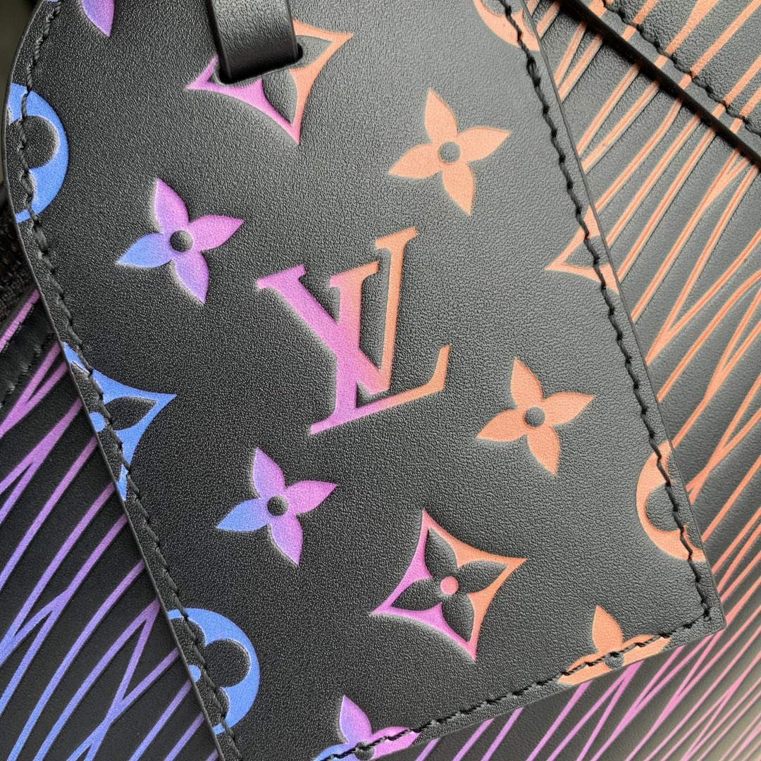 LV M23174 Louis Vuitton Keepall Bandoulière 50 Bag Gradient Electric Sun | lv m23174 louis vuitton keepall bandouliere 50 bag gradient electric sun 6