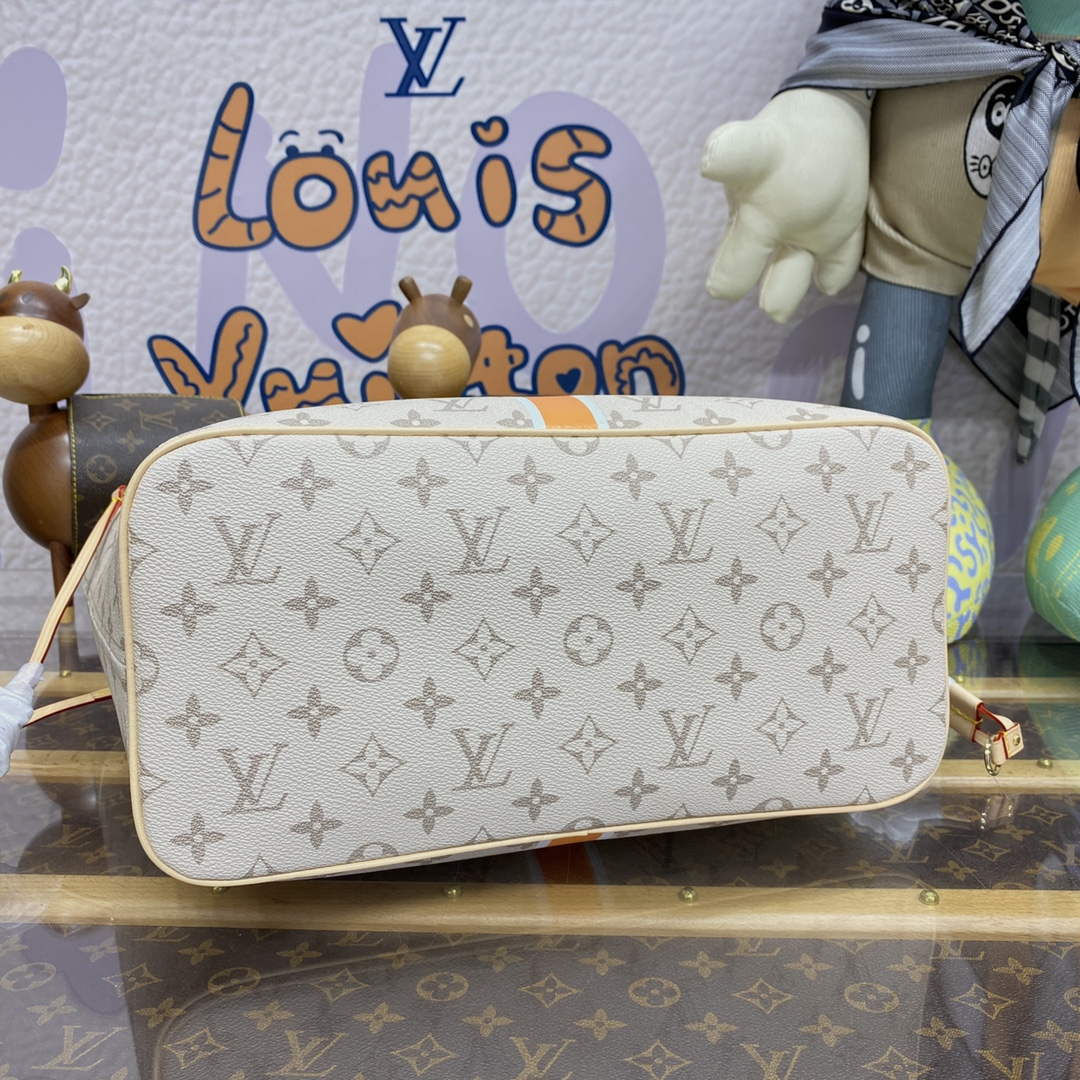 LV M23501 Louis Vuitton Neverfull MM Tote Bag Beige/Ochre | lv m23501 louis vuitton neverfull mm tote bag beige ochre 4