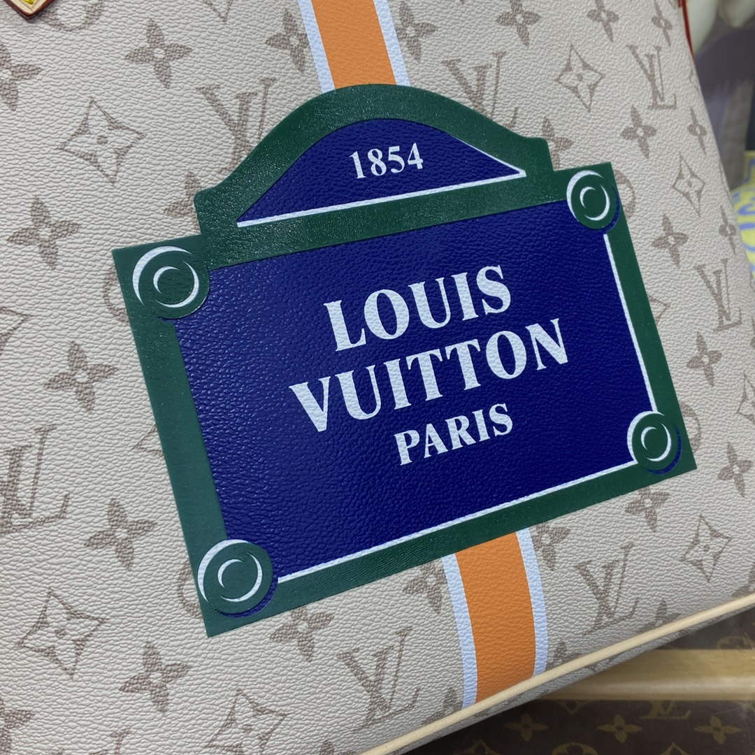 LV M23501 Louis Vuitton Neverfull MM Tote Bag Beige/Ochre | lv m23501 louis vuitton neverfull mm tote bag beige ochre 5