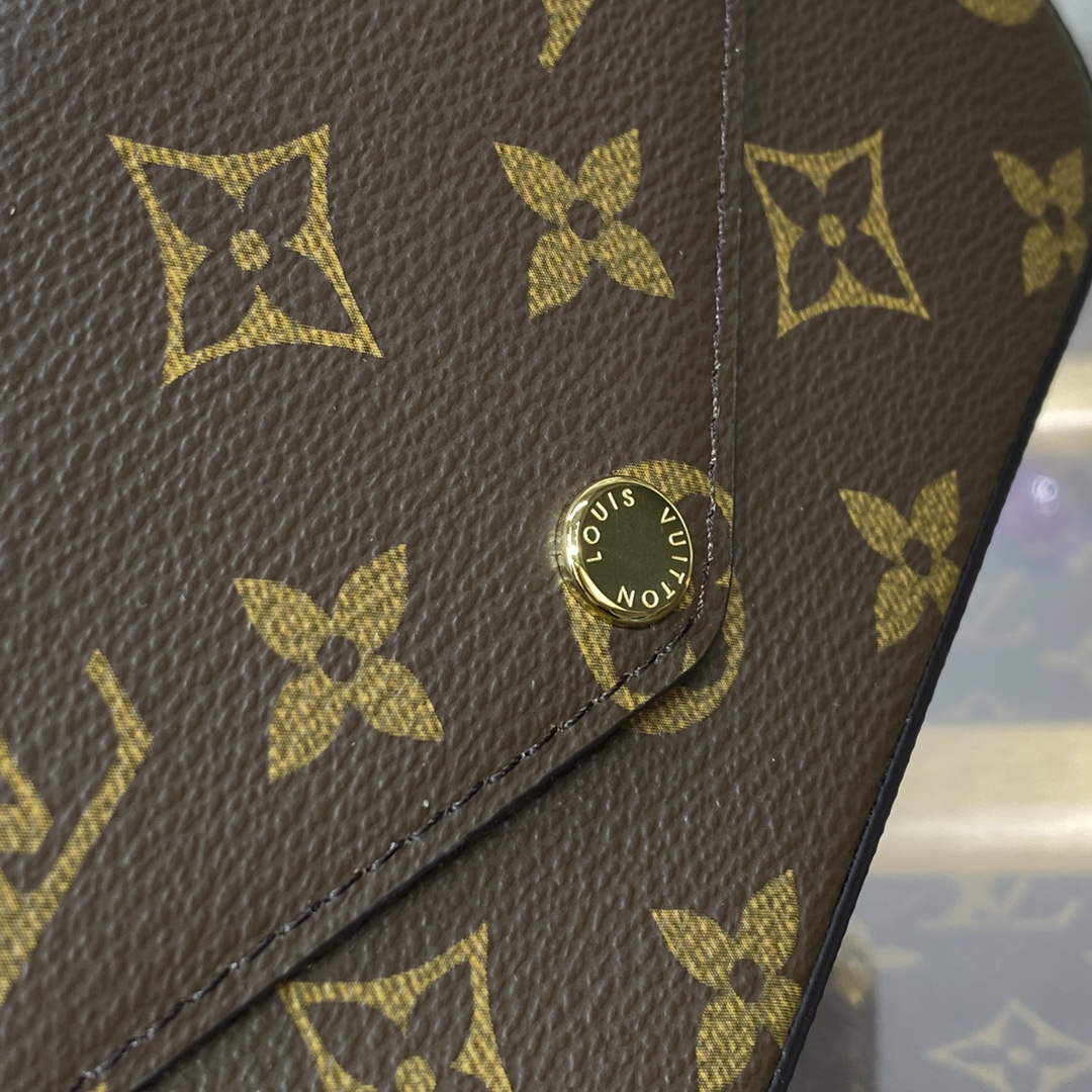 LV M80091 Louis Vuitton Félicie Strap & Go Bag Khaki Green | lv m80091 louis vuitton felicie strap go bag khaki green 5