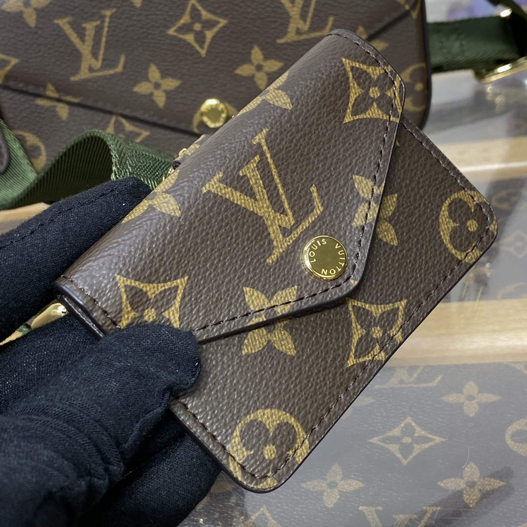 LV M80091 Louis Vuitton Félicie Strap & Go Bag Khaki Green | lv m80091 louis vuitton felicie strap go bag khaki green 6