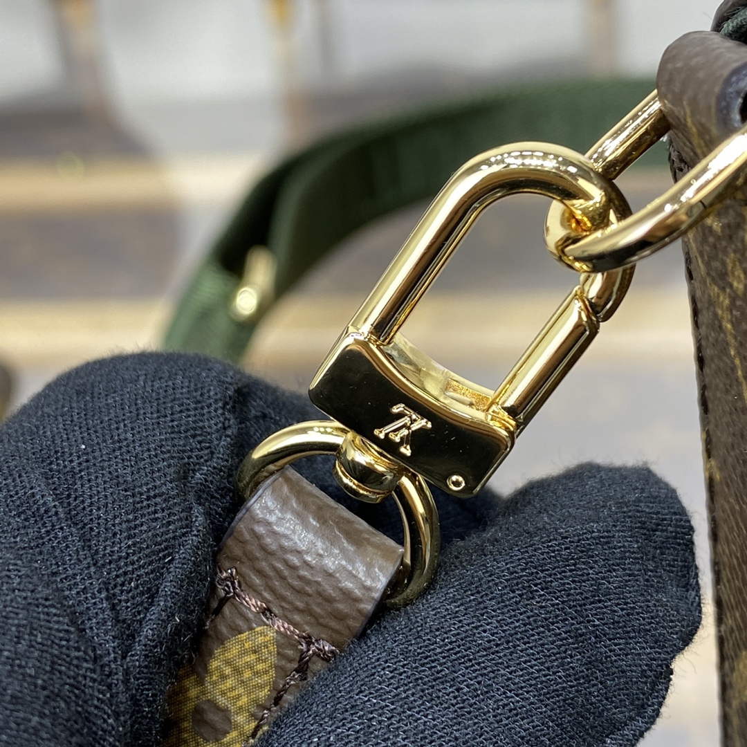 LV M80091 Louis Vuitton Félicie Strap & Go Bag Khaki Green | lv m80091 louis vuitton felicie strap go bag khaki green 7