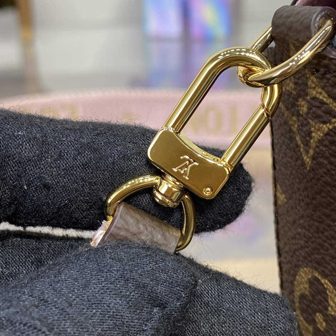 LV M80091 Louis Vuitton Félicie Strap & Go Bag Pink | lv m80091 louis vuitton felicie strap go bag pink 7