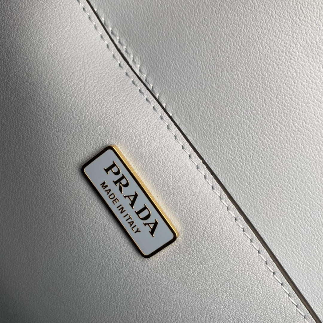 Prada 1BD320 Prada Emblème Saffiano Shoulder Bag Light Blue | prada 1bd320 prada embleme saffiano shoulder bag blue 9