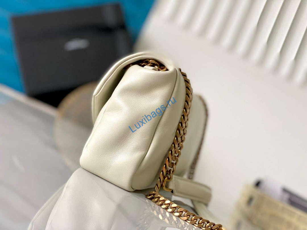 YSL 734153 Calypso In Lambskin Chain Bag White | ysl 734153 calypso in lambskin chain bag white 2