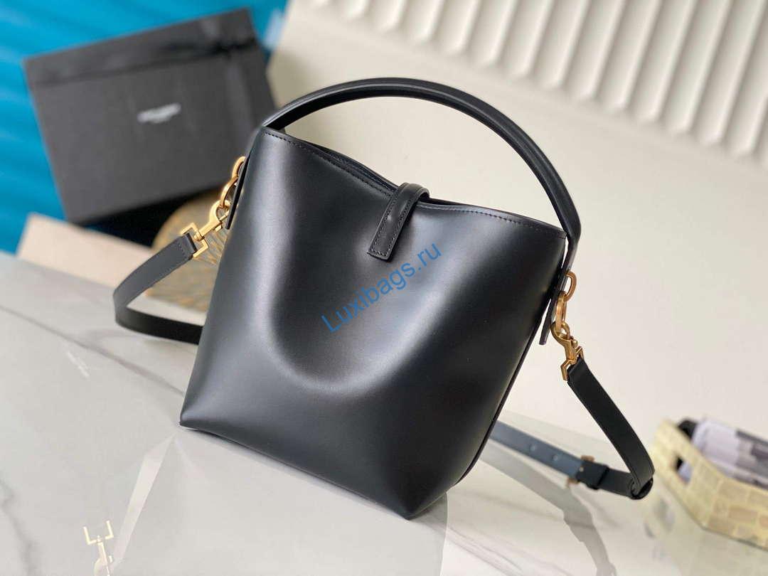 YSL 7490362 Le 37 Small In Shiny Leather Black | ysl 7490362 le 37 small in shiny leather black 4