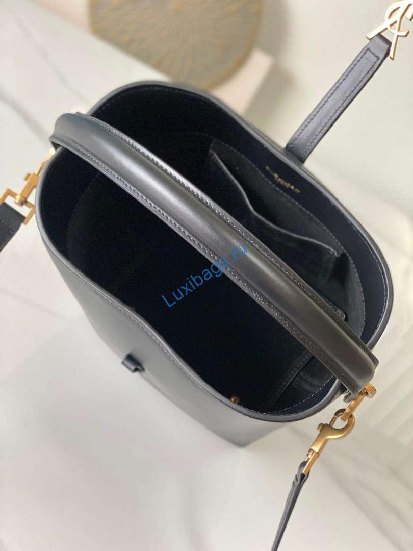 YSL 7490362 Le 37 Small In Shiny Leather Black | ysl 7490362 le 37 small in shiny leather black 8