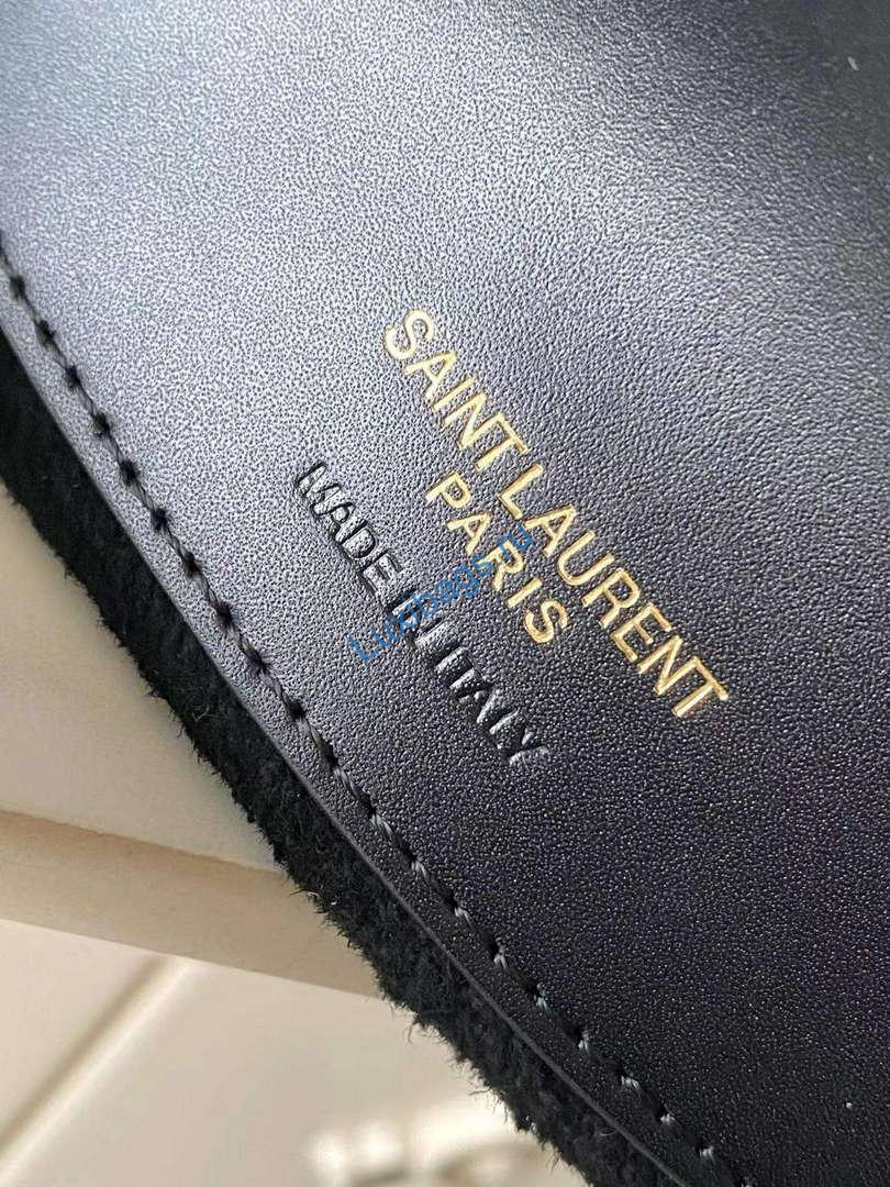 YSL 7490362 Le 37 Small In Shiny Leather Black | ysl 7490362 le 37 small in shiny leather black 9