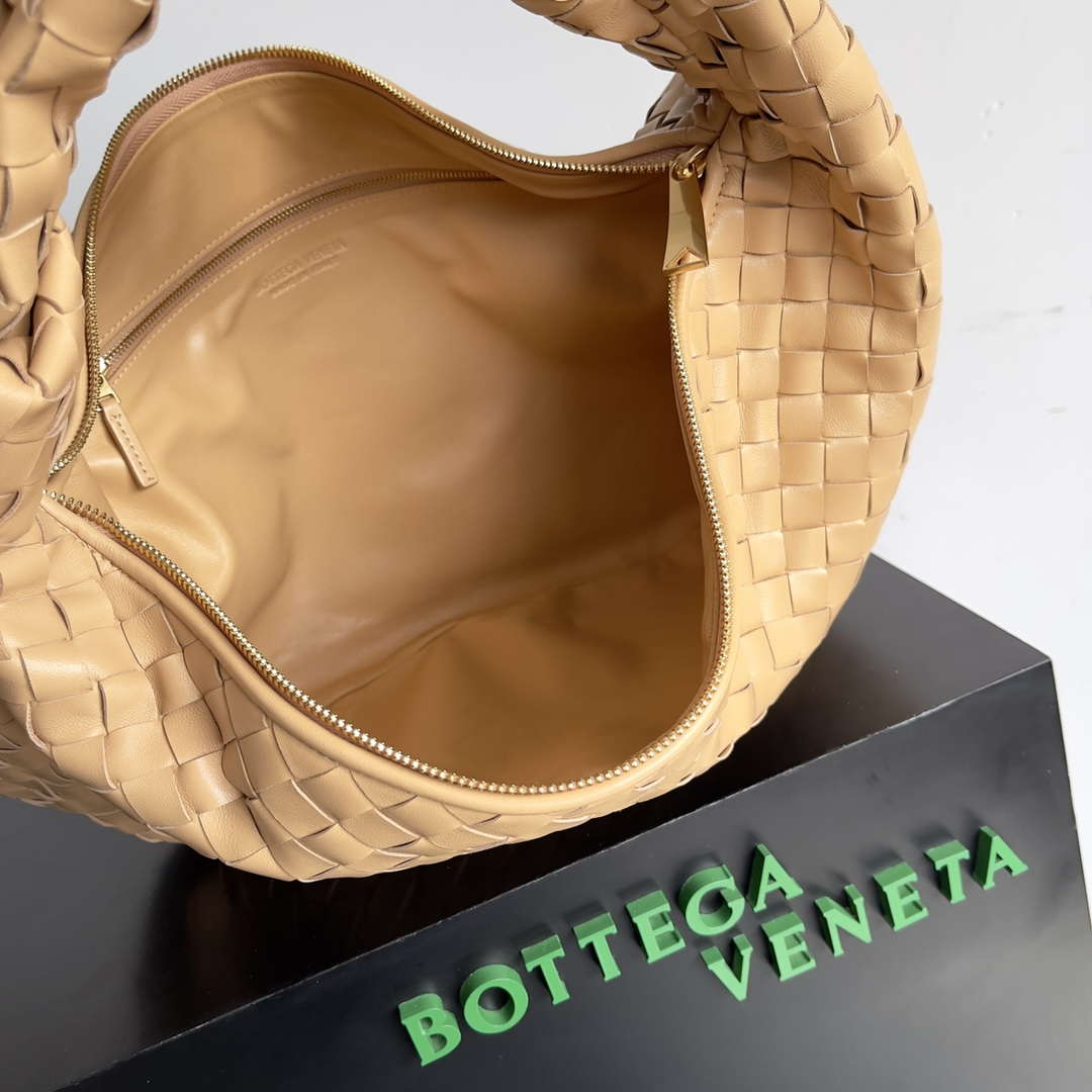Bottega Veneta BV 600263 Medium Jodie Bag Apricot | bottega veneta bv 600263 medium jodie bag apricot 009