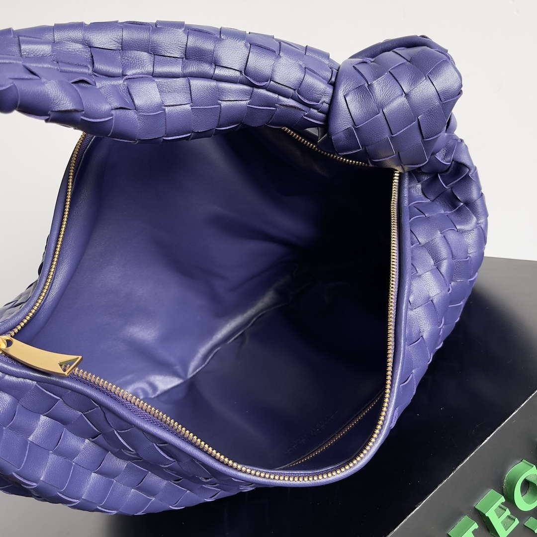Bottega Veneta BV 600263 Medium Jodie Bag Blue& purple | bottega veneta bv 600263 medium jodie bag blue purple 009