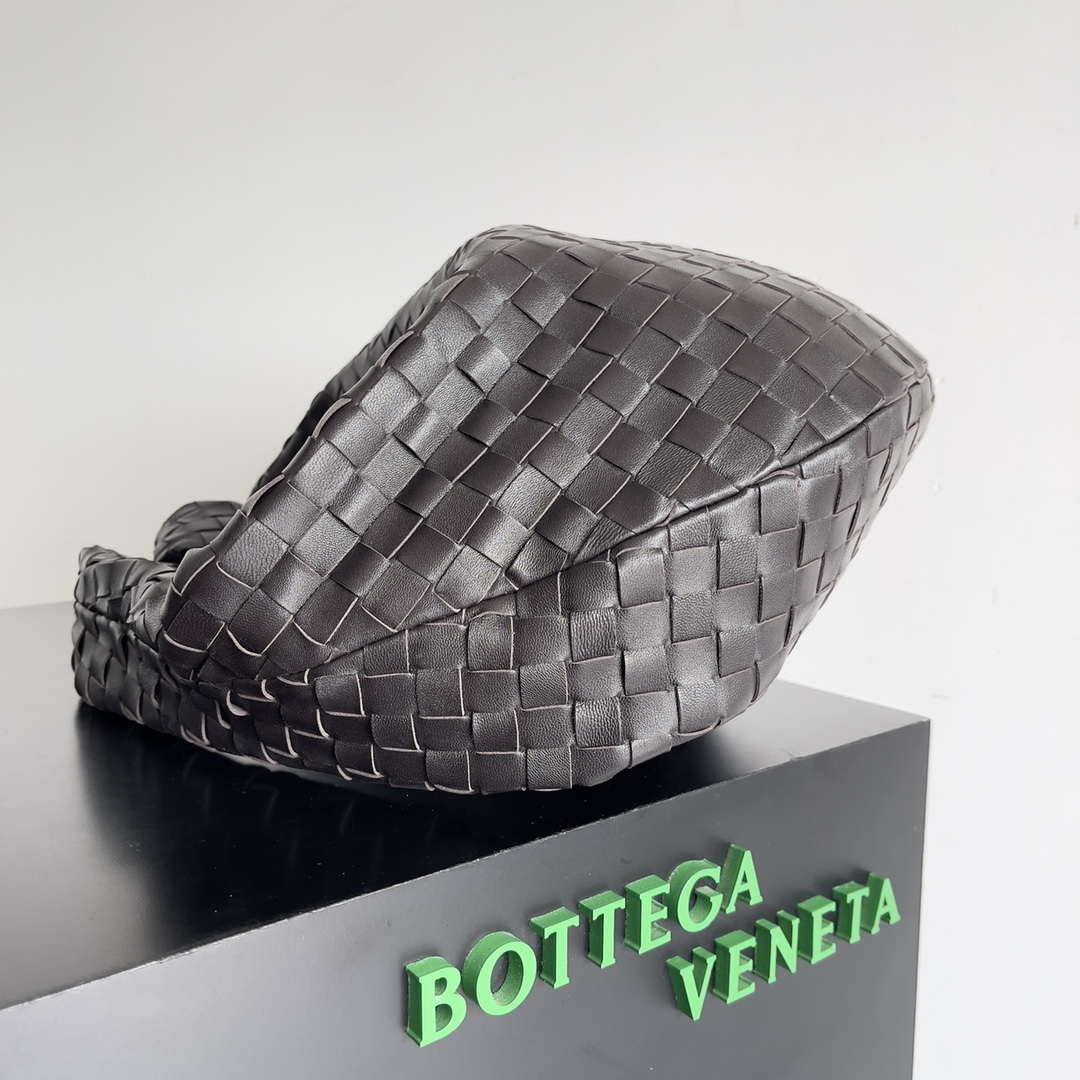 Bottega Veneta BV 600263 Medium Jodie Bag Dark Brown | bottega veneta bv 600263 medium jodie bag dark brown 002