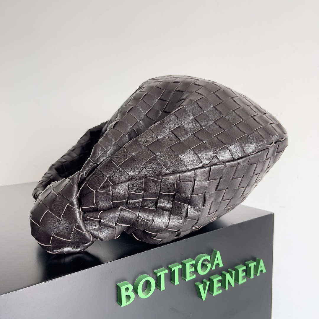 Bottega Veneta BV 600263 Medium Jodie Bag Dark Brown | bottega veneta bv 600263 medium jodie bag dark brown 004