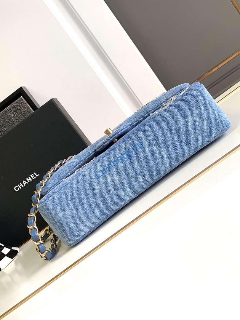 chanel a01112 flap classic handbag blue denim beaded sequin bag 3 Chanel A01112 Flap Classic Handbag Blue Denim beaded sequin bag | chanel a01112 flap classic handbag blue denim beaded sequin bag 04