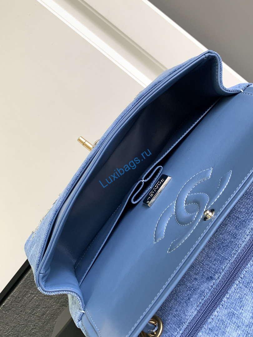 chanel a01112 flap classic handbag blue denim beaded sequin bag 7 Chanel A01112 Flap Classic Handbag Blue Denim beaded sequin bag | chanel a01112 flap classic handbag blue denim beaded sequin bag 08