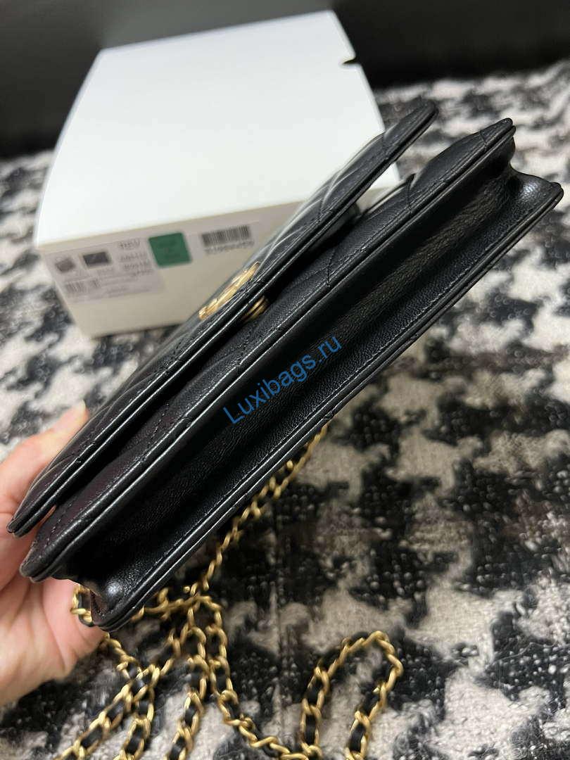Chanel A68113 Woc Wallet on Chain With Handle Black Shiny Crumpled Calfskin | chanel a68113 woc wallet on chain with handle black shiny crumpled calfskin 04
