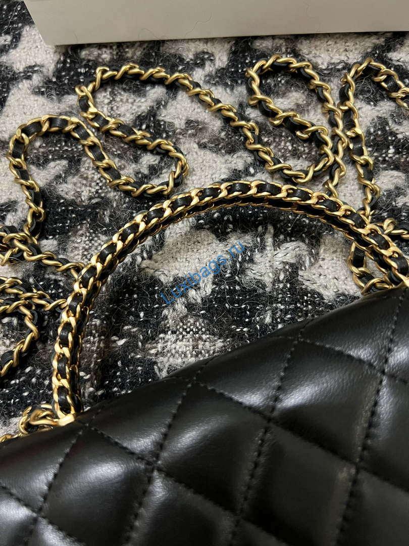 Chanel A68113 Woc Wallet on Chain With Handle Black Shiny Crumpled Calfskin | chanel a68113 woc wallet on chain with handle black shiny crumpled calfskin 06
