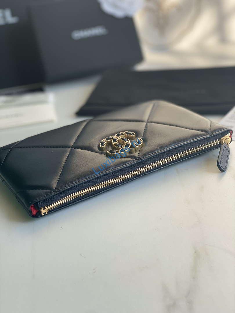 Chanel AP1059 Pouche Lambskin bag Wallet Card Holder Black | chanel ap1059 pouche lambskin bag wallet card holder black 03