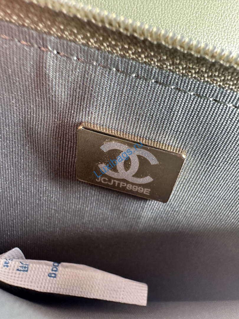Chanel AP3267 19 Wallet on Chain Woc Shiny Lambskin Green | chanel ap3267 19 wallet on chain woc shiny lambskin green 07