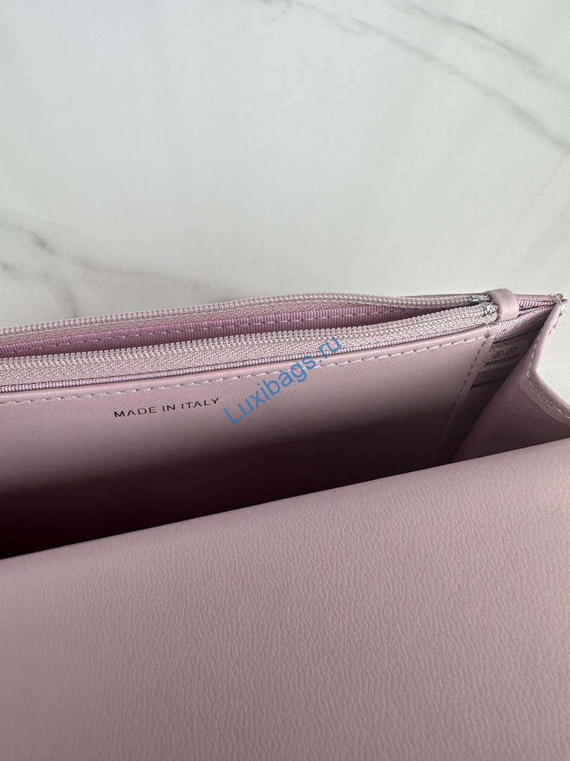 Chanel AP3267 19 Wallet on Chain Woc Shiny Lambskin Pink | chanel ap3267 19 wallet on chain woc shiny lambskin pink 08