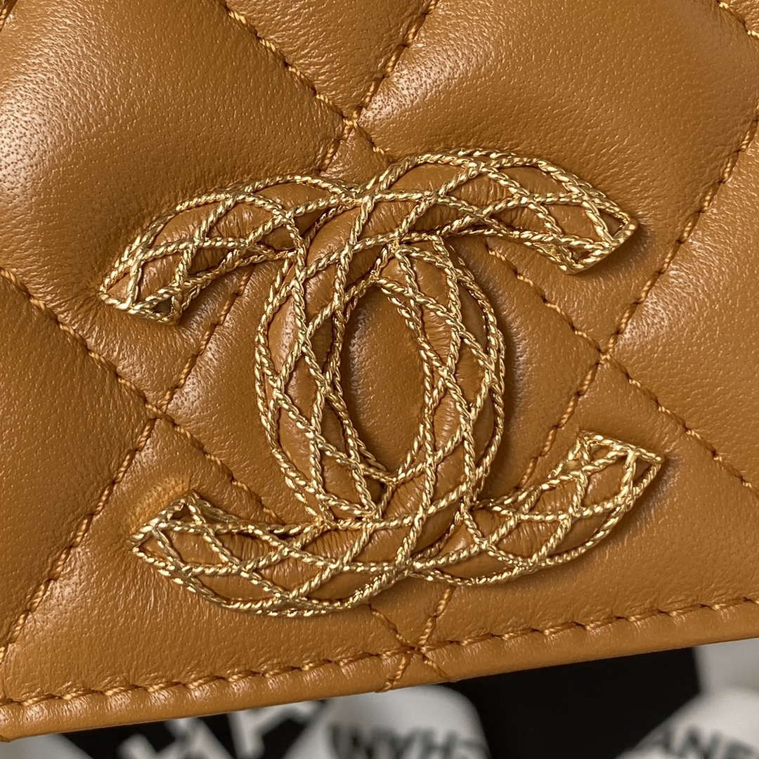 Chanel AP3363 Flap Baguette Bag Lambskin Brown | chanel ap3363 flap baguette bag lambskin brown 003